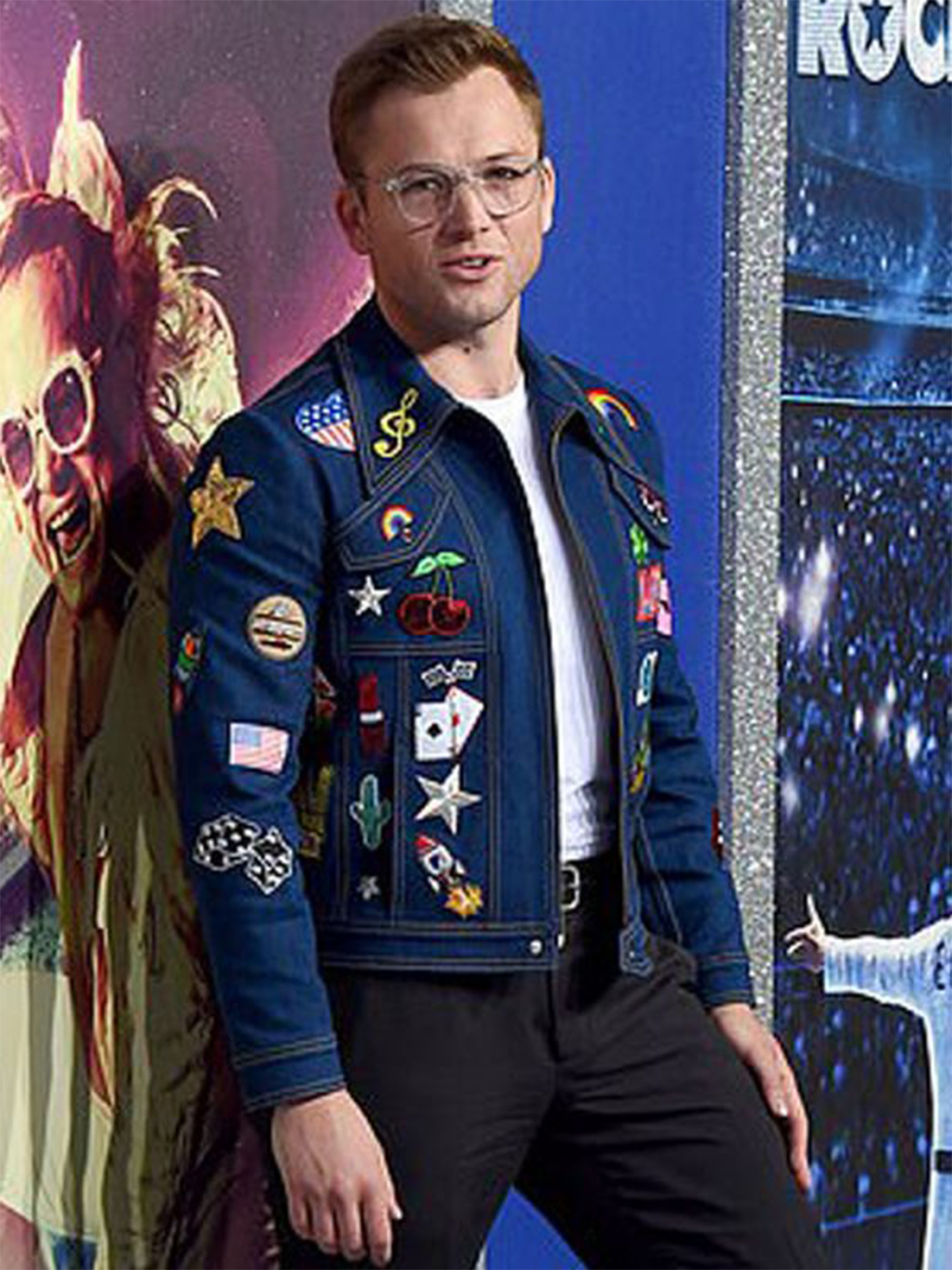 Taron Egerton Rocketman Denim Jacket