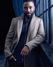 Tenet John David Washington Wool Coat