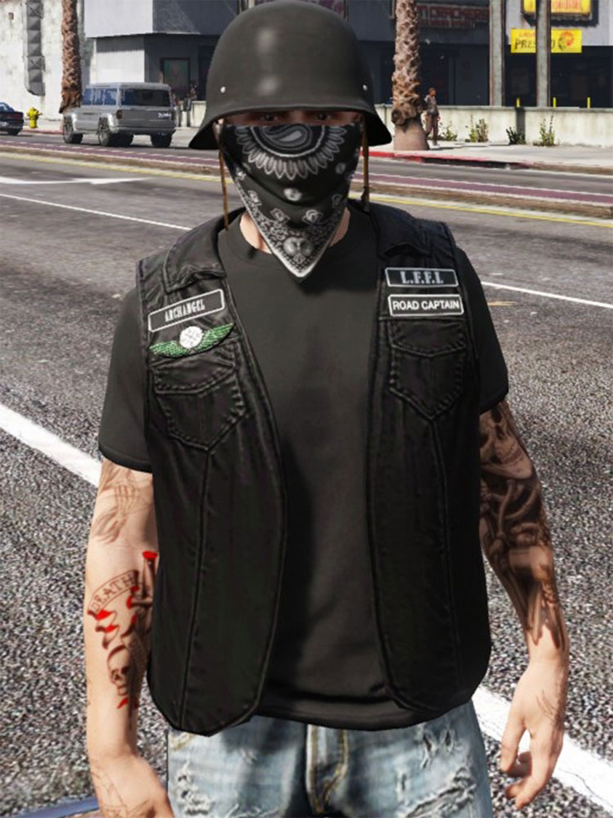 The Lost MC GTA 5 Leather Vest