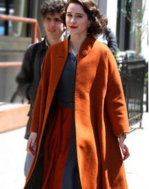 The Marvelous Mrs.Maisel Rachel Apricot Coat