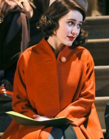 The Marvelous Mrs.Maisel Rachel Brosnahan Apricot Coat