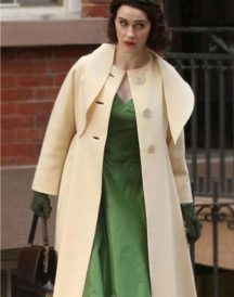 The Marvelous Mrs.Maisel Rachel Brosnahan Cream Coat