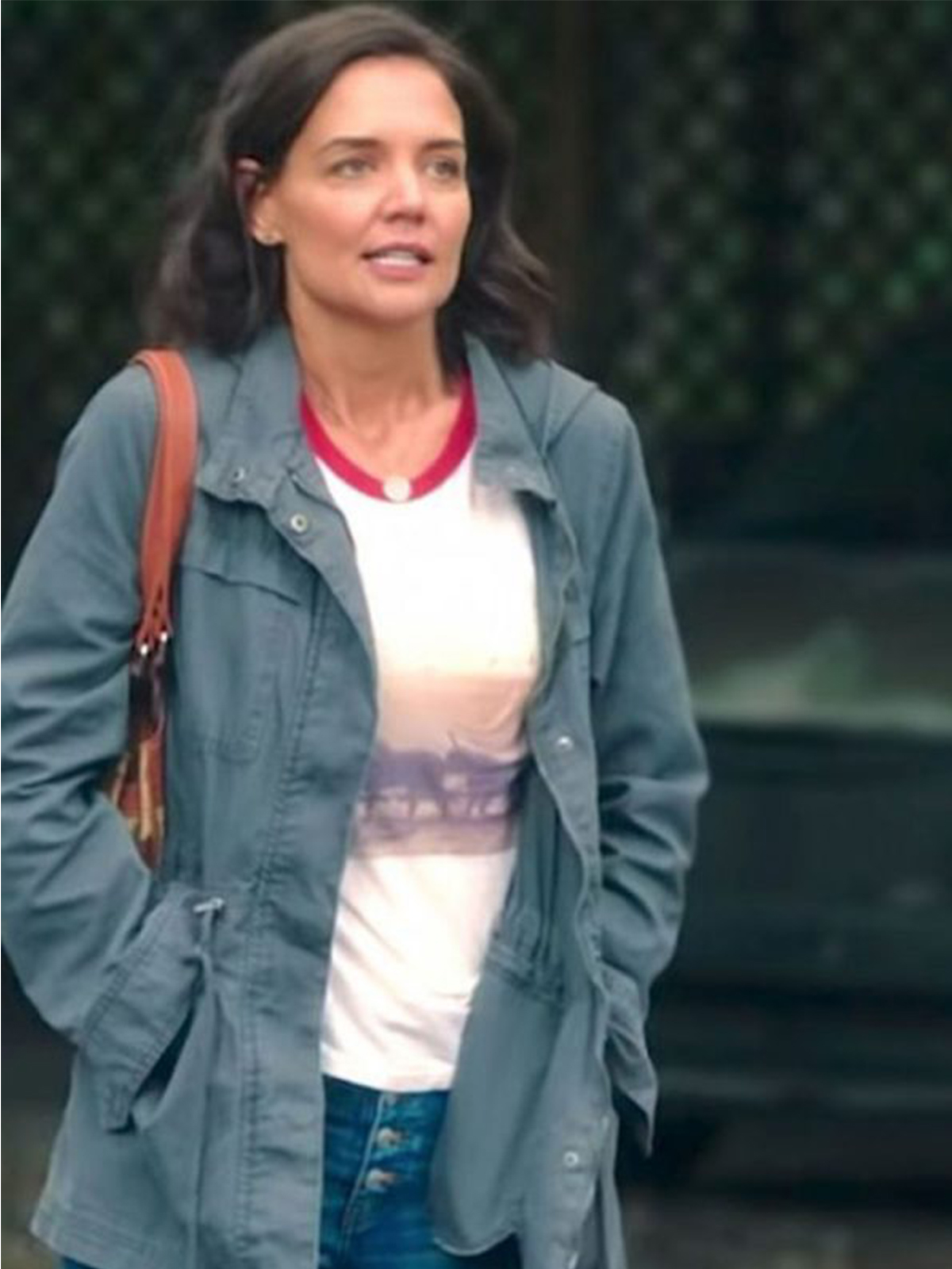 The Secret Dare To Dream Katie Holmes Grey Jacket