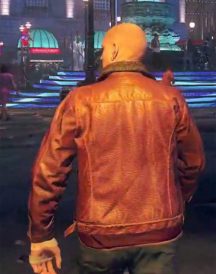 Watch Dogs Legion Brown Leather Jacket