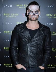 Adam Lambert Halloween Party Black Leather Jacket Adam Lambert Halloween Party Black Leather Jacket