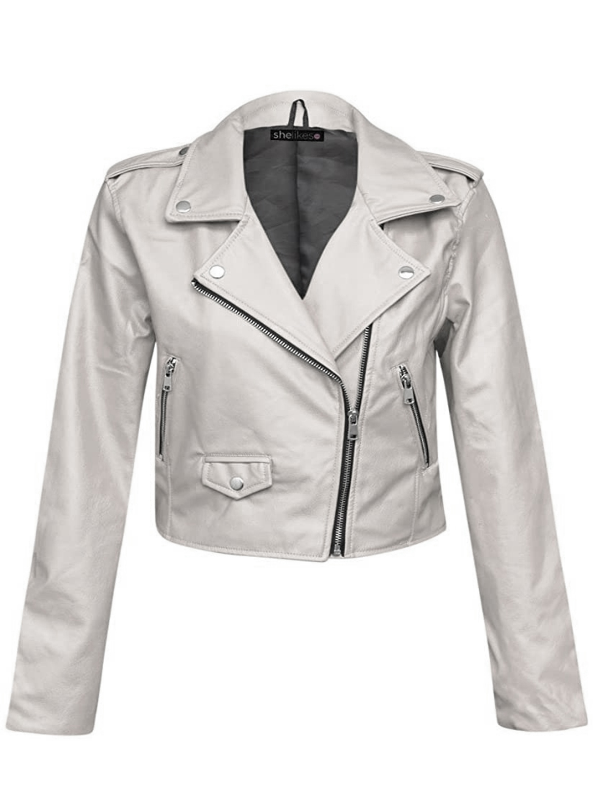leather jacket all saints womens