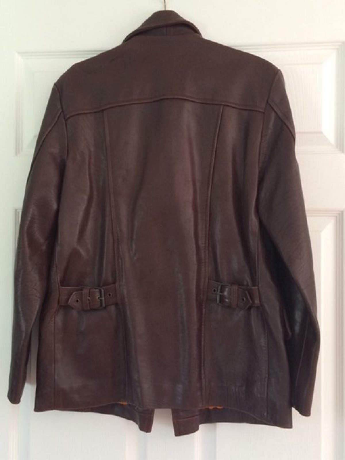 American Base Brown Leather Jacket