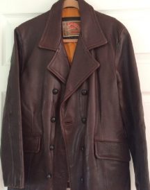 American Base Brown Leather Jacket