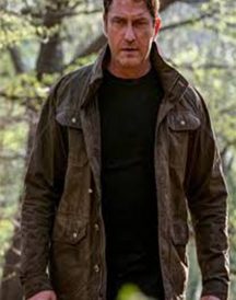 Angel Has Fallen Gerard Butler Green Jacket