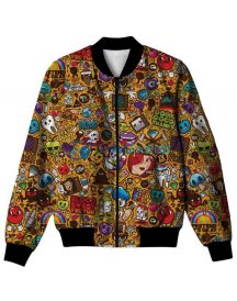 Animation & Cartoon Screen Printed Jacket