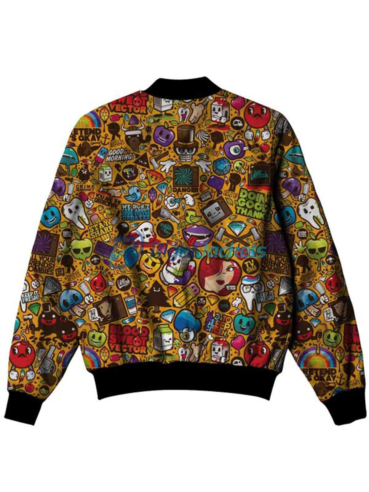 Animation & Cartoon Screen Printed Jacket