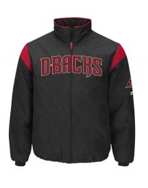 Arizona Diamondbacks Majestic Black On-Field Jacket