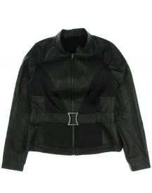 Avengers Endgame Natasha Romanoff Black Leather Jacket