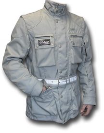 Belstaff Long Way Down Motorcycle Silver Jacket