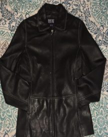 Bill Blass Black Leather Jacket