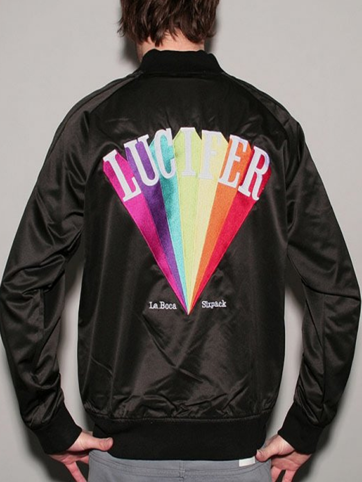 Bomber Jacket - Rainbow Black Truffle – My Friend Ren