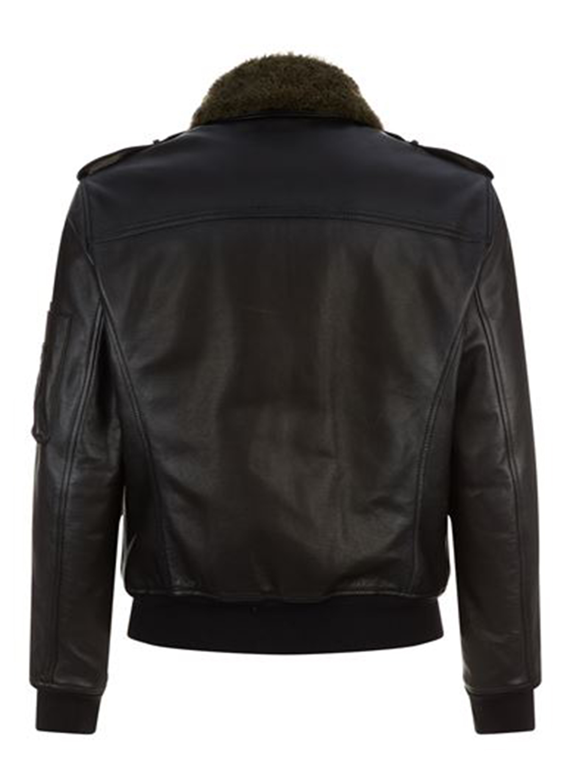 Bottega Veneta Aviator Leather Jacket