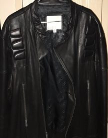Coogi Black Leather Jacket