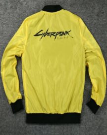 Custom Made Replica E3 2019 Cyberpunk 2077 Samurai Yellow And Black Reversible Jacket