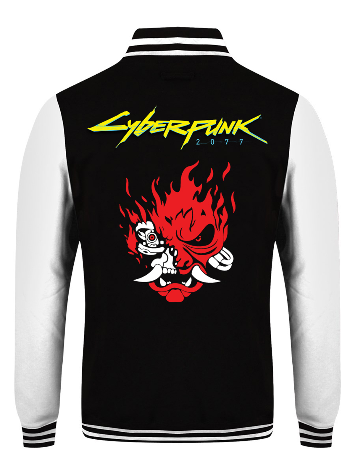 Cyberpunk 2077 Varsity Black Jacket - Stars Jackets