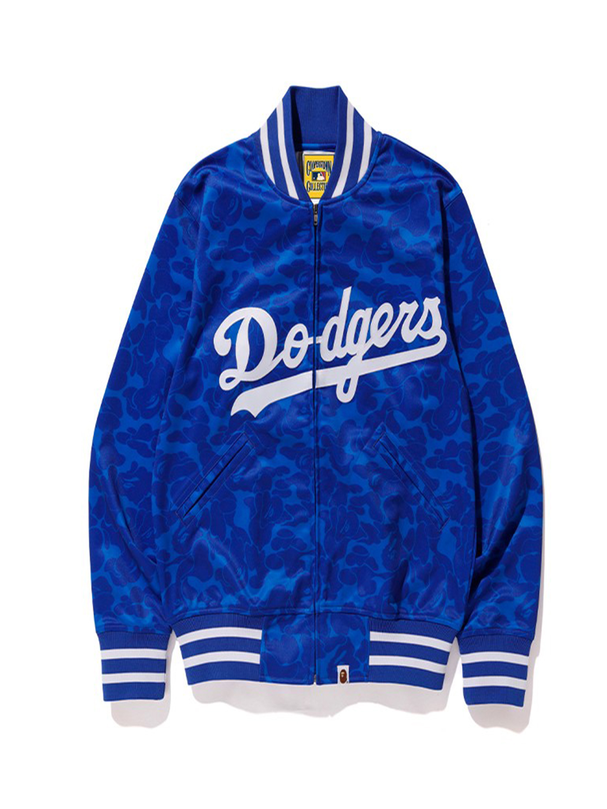 Dodgers BAPE X Mitchell Ness Mlb Blue Varsity Jacket