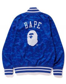 Dodgers BAPE X Mitchell Ness Mlb Blue Varsity Jacket