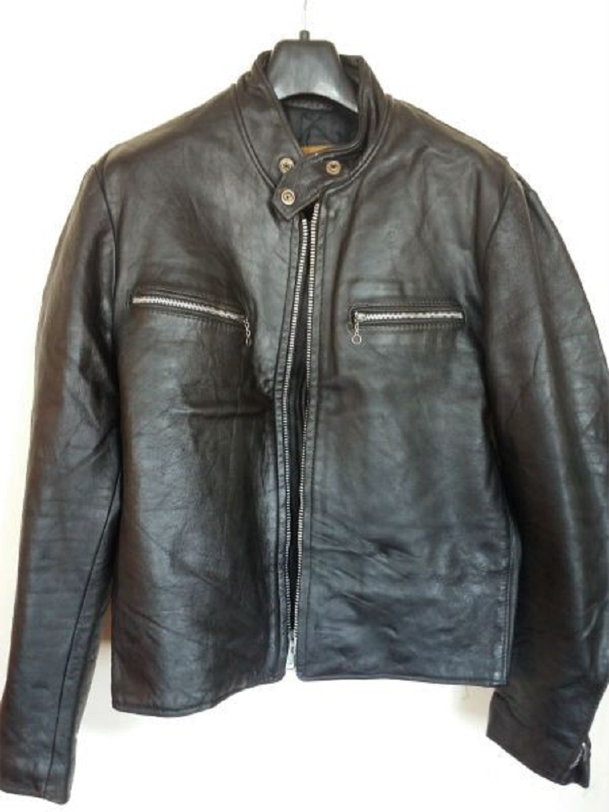 Excelled Cafe Racer Leather Jacket
