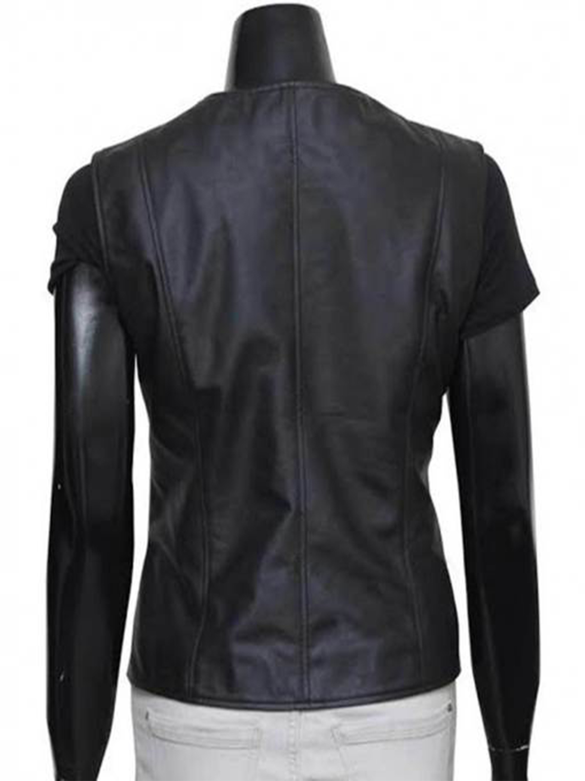 Gamora Black Leather Vest