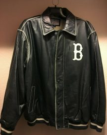 Giii Carl Banks Boston Sox Leather Jacket