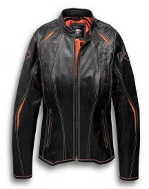 Harley Davidson Perforated With Coolcore Technology Leather Jacket