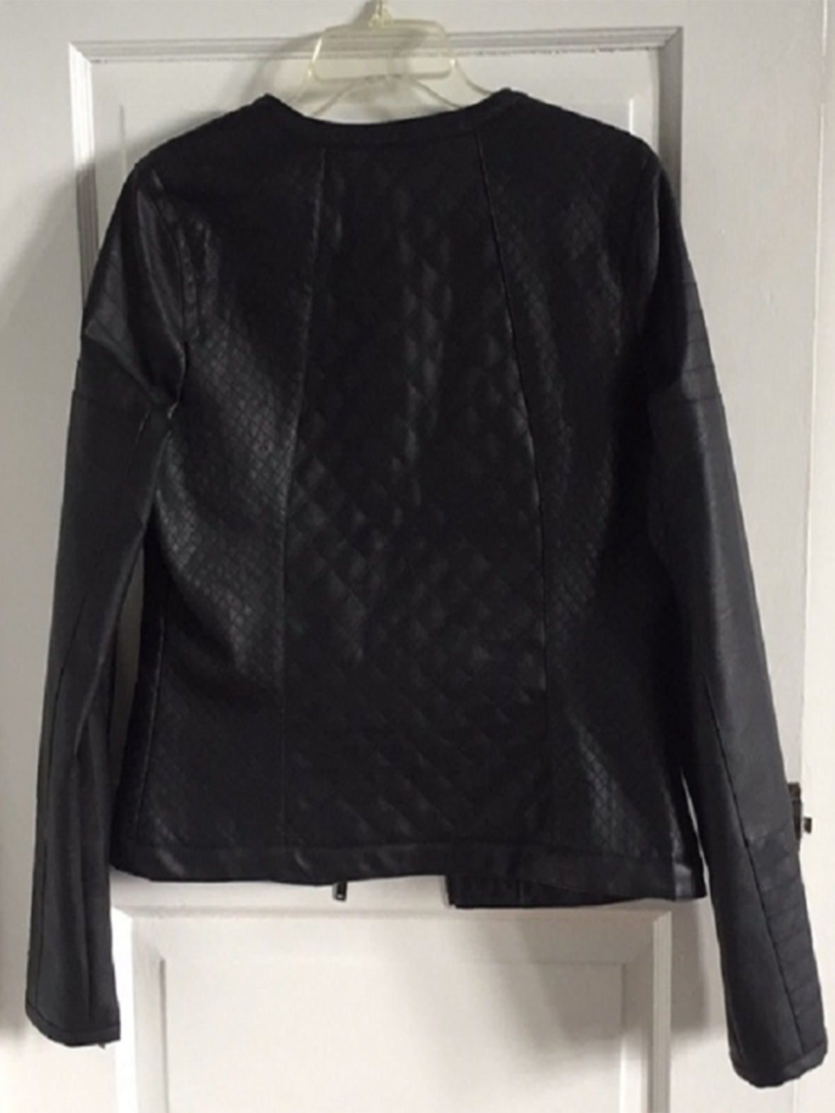 Harve Benard Black Faux Leather Jacket