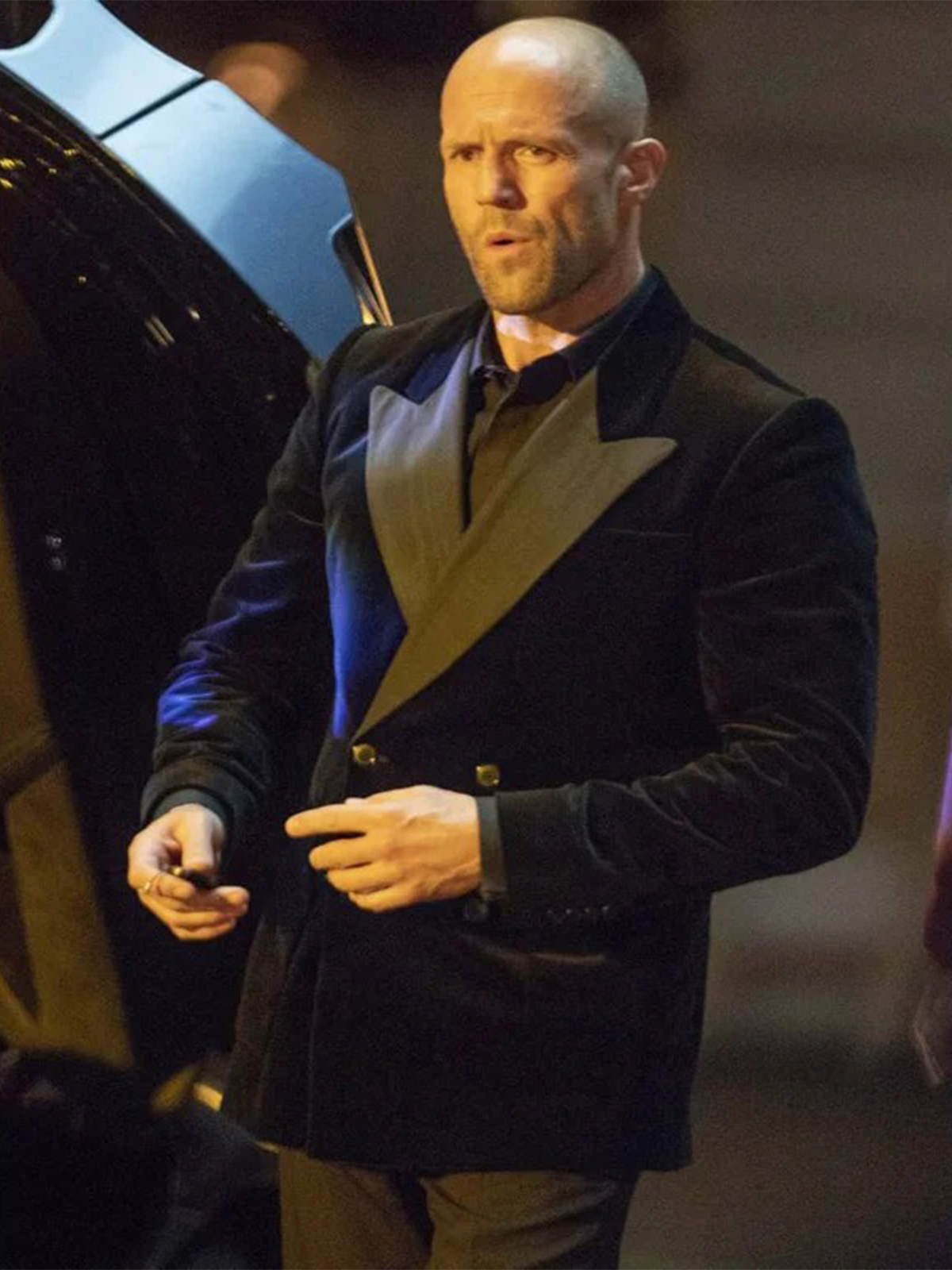 Hobbs & Shaw Deckard Shaw Black Blazer
