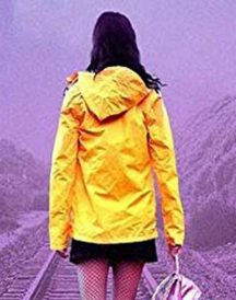 Isabelle Fuhrman Tracks Yellow Hoodie