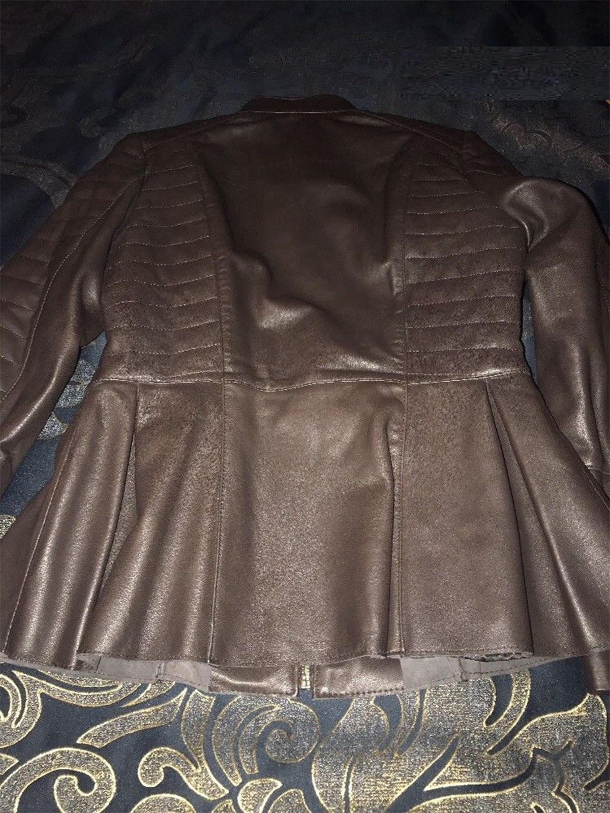 Ivanka trump faux clearance leather jacket