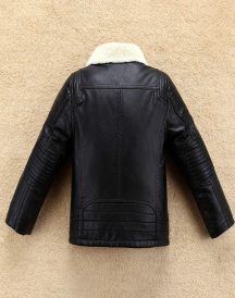 Kids Warm Coat Bomber Jacket With Collar