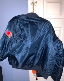 Logic Navy Blue Bomber Jacket Logic Navy Blue Bomber Jacket