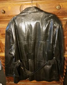 Marc Buchanan Crocodile Patern Pelle Pelle Jacket