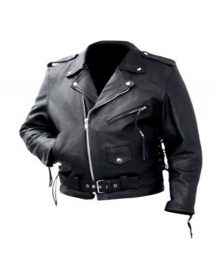 Marlon Brando Belted Motorcycle Jacket