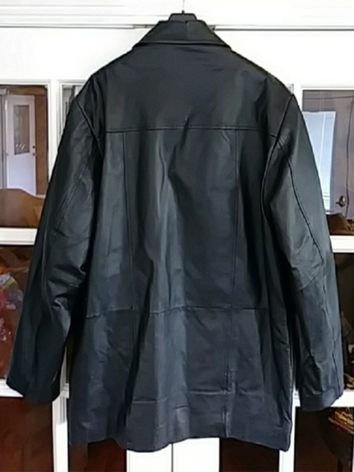 Men’s Cougar Black Leather Jacket