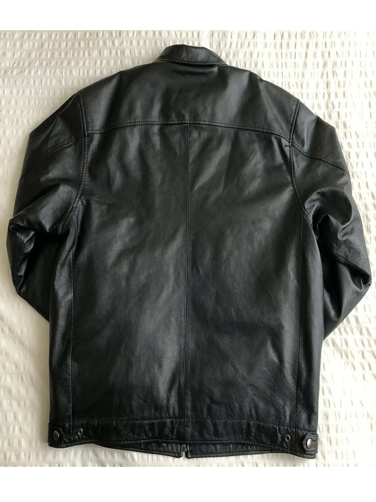 Men’s Winco Usa Black Leather Jacket