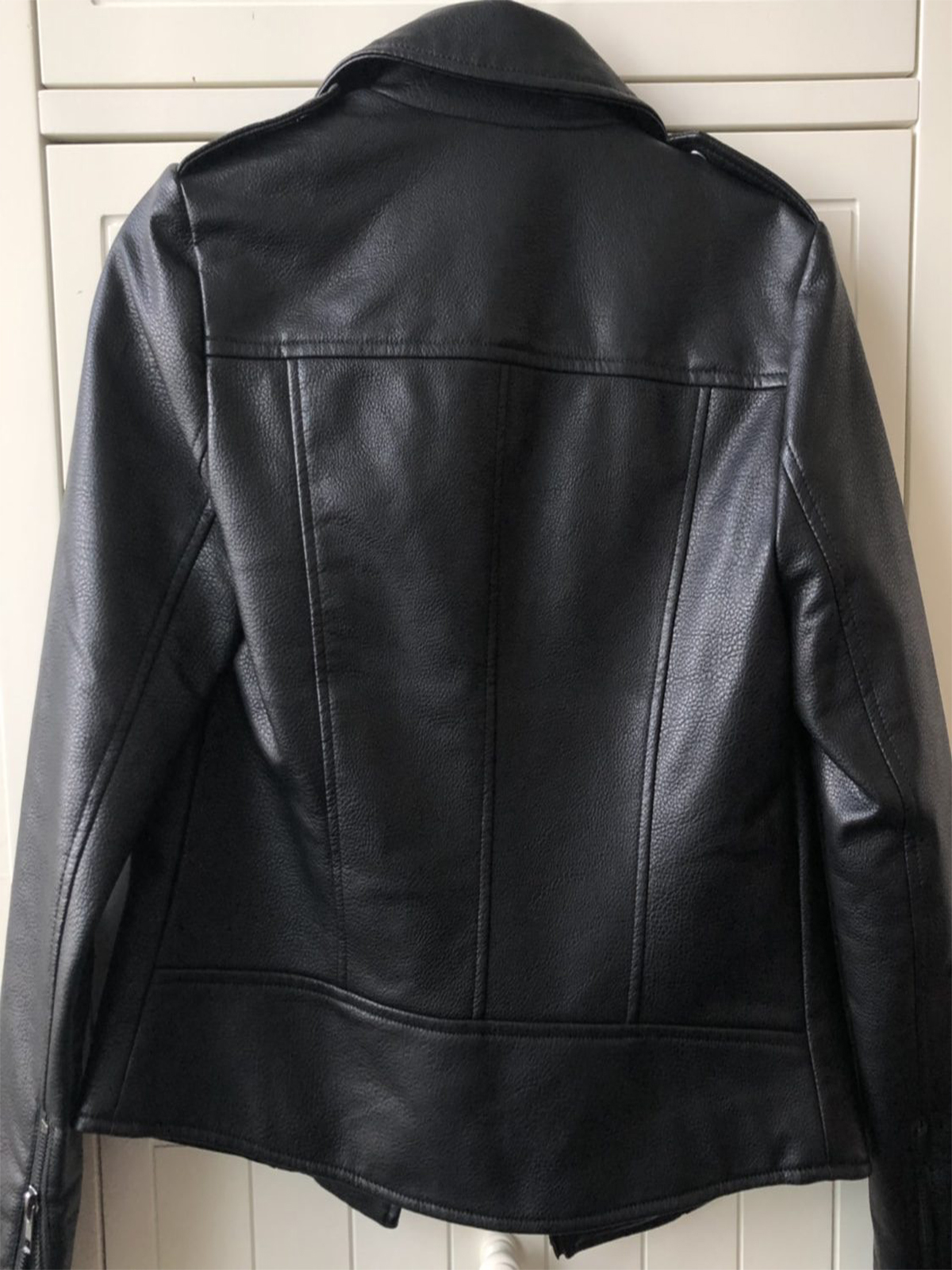 Mens BDG Black Leather Jacket