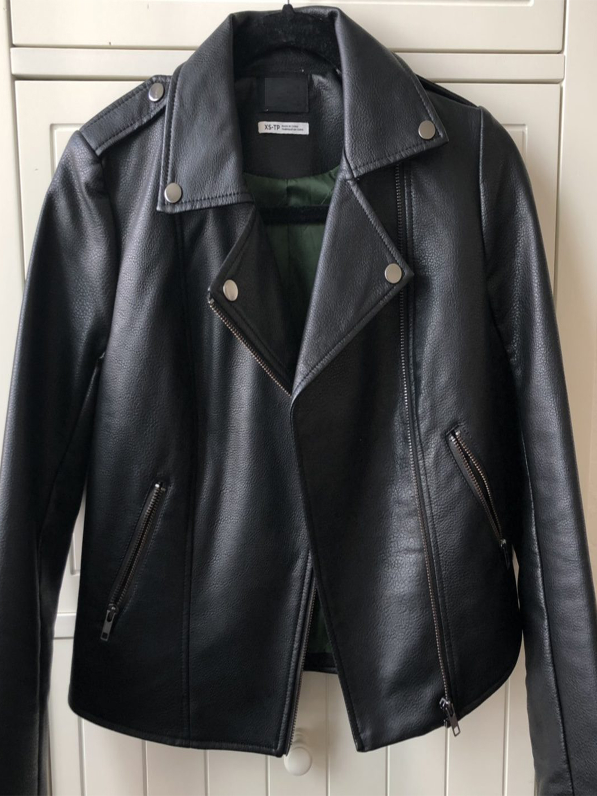 Men's BDG Black Leather Jacket