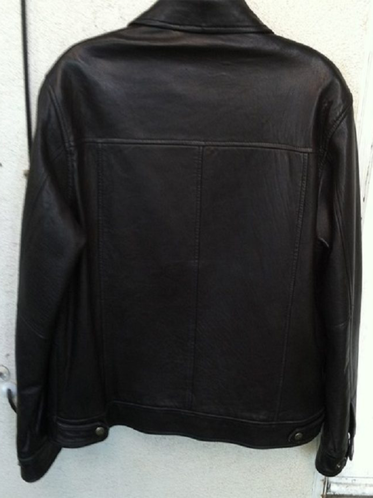 Mens Black Cambridge Classics Leather Jacket