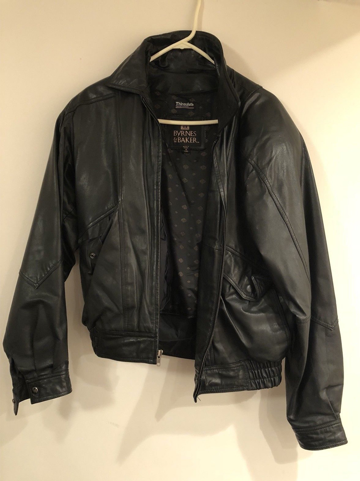 Men's Byrnes & Baker Motorcycle Leather Jacket