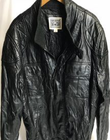 Mens Converse Black Leather Jacket