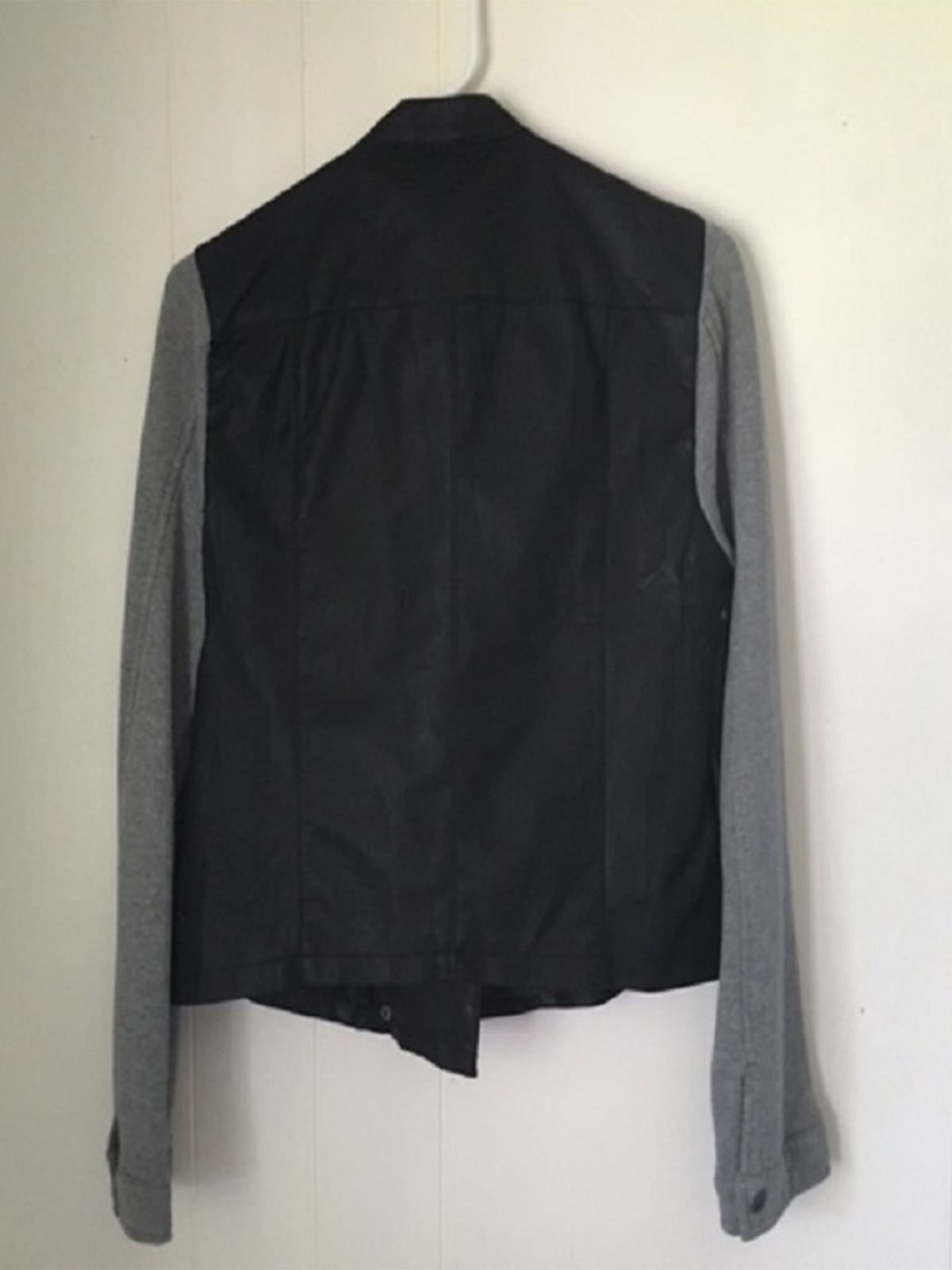 Mens Jacket With Sweatshirt Sleeves