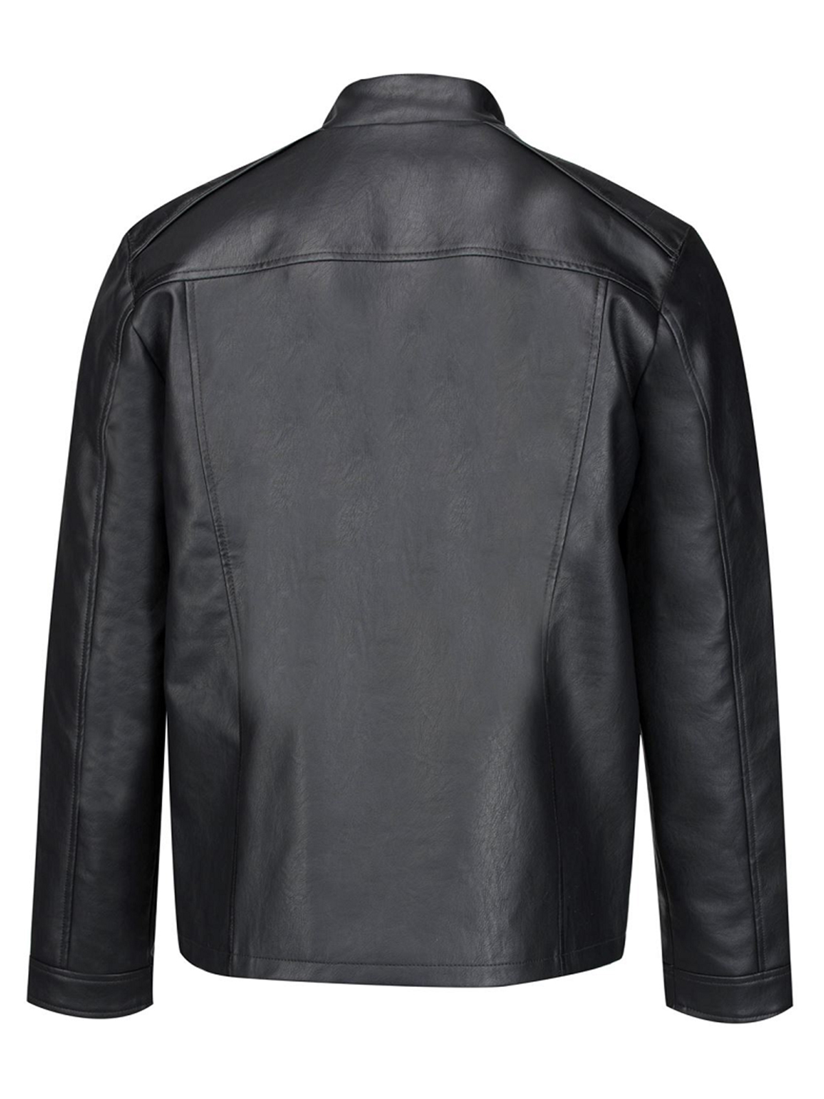 Men's Lee Cooper Biker Genuine Leather Jacket