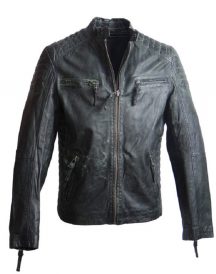 Mens Used look Leather Jacket