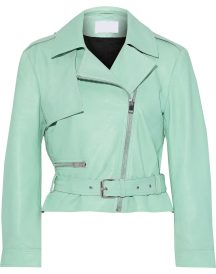 Mens Walter Baker Berkley Biker Leather Jacket