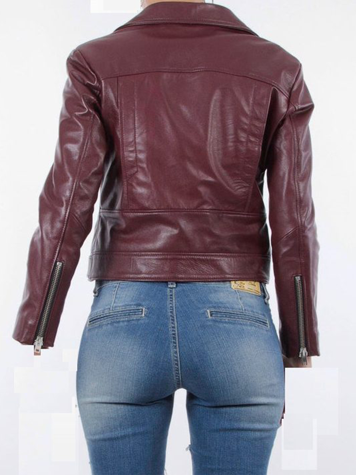 Men's Wyoming Wine Leather Jacket